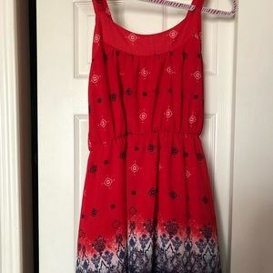 Cute red, white, and blue sundress